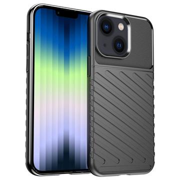 iPhone 14 Plus - Coque en caoutchouc texturé noir