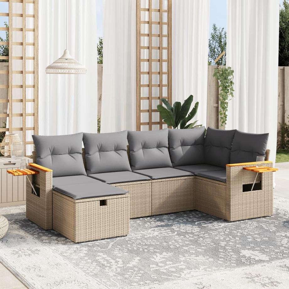 VidaXL Garten sofagarnitur poly-rattan  