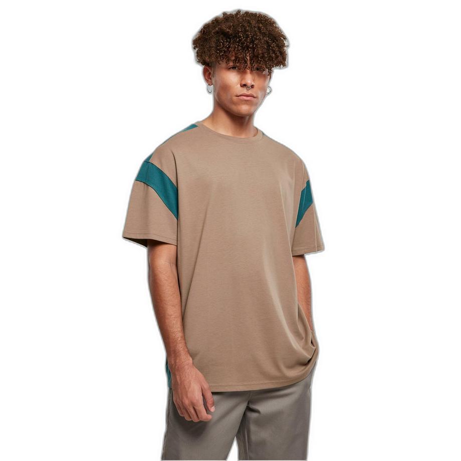 URBAN CLASSICS T-Shirt Active con Maniche Color Block  