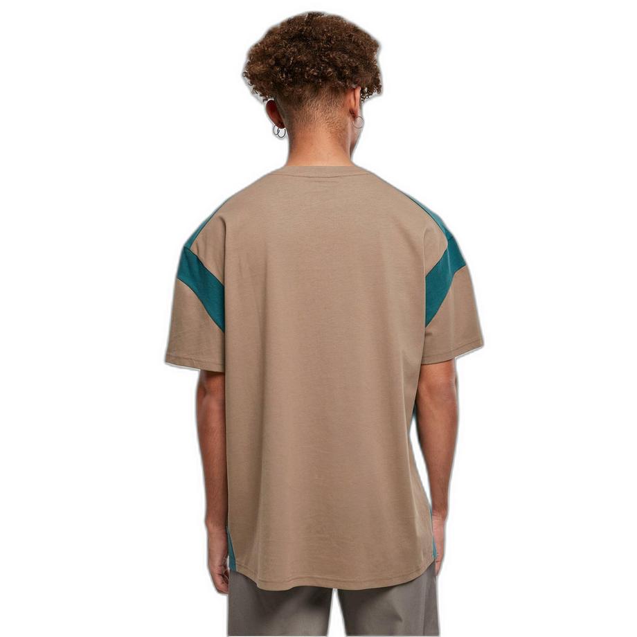 URBAN CLASSICS T-Shirt Active con Maniche Color Block  
