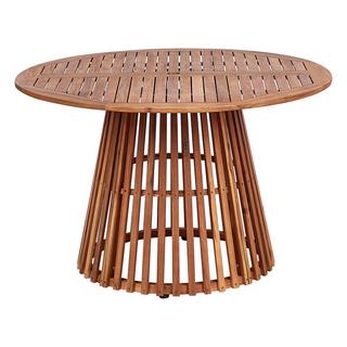 Beliani Tables avec chaises en Acacia Rustique AGELLO  