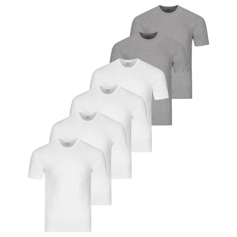 Basic lot de 6  - maillot de corps manches courtes