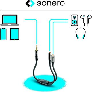 sonero  Audio-Kabel 3,5 mm Klinke - 3,5 mm Klinke 0.25 m 