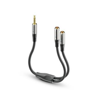 sonero S-ACA001 Audio-Kabel 0,2 m 3.5mm 2 x 3.5mm Schwarz