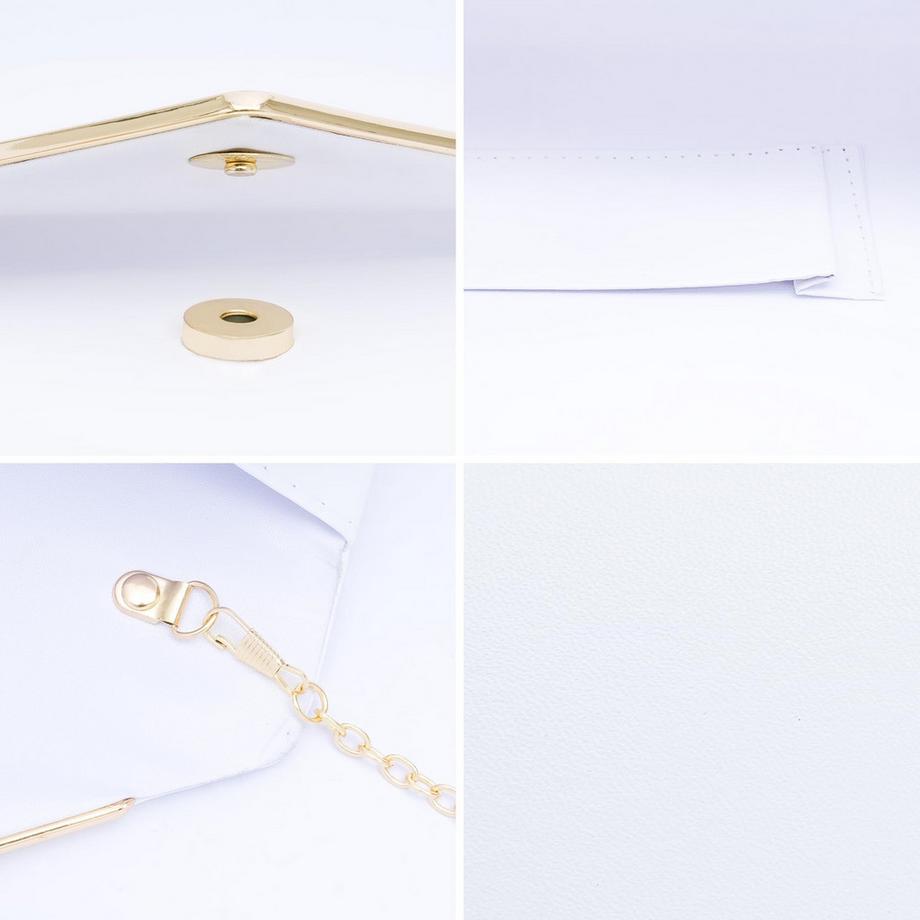 Only-bags.store Clutch Handtasche mit abnehmbarer Kette  