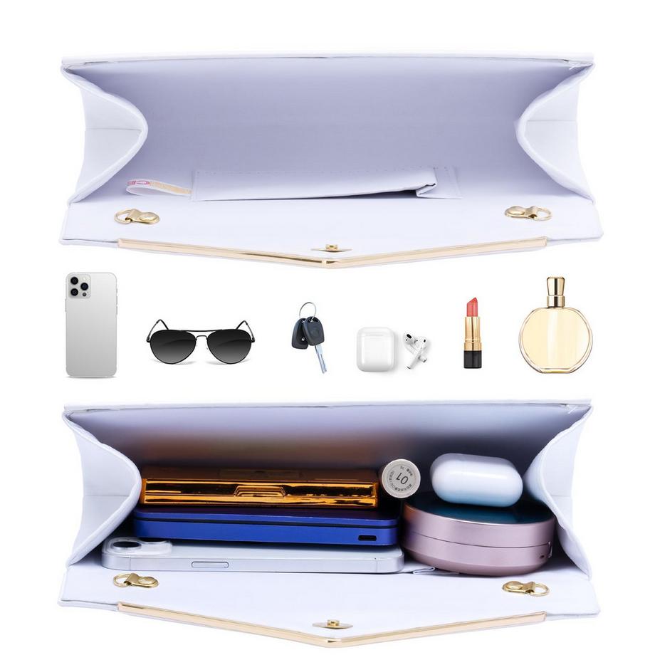 Only-bags.store Clutch Handtasche mit abnehmbarer Kette  