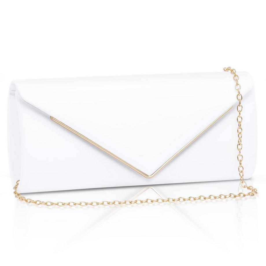 Clutch Lederhandtaschen mit abnehmbarer Kette