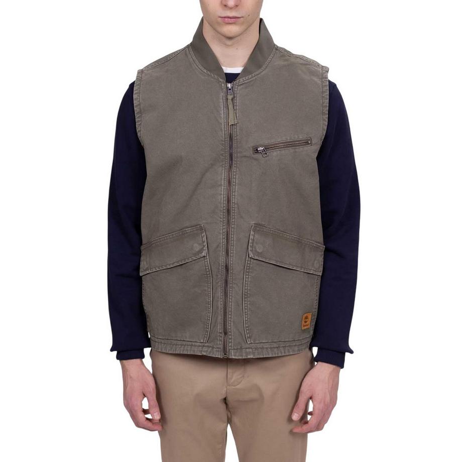 Timberland Veste Sans Manches Motiftyle Délavé  