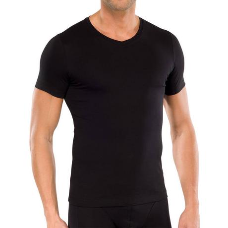 Schiesser Long Life Cotton T-Shirt Scollo a V Maniche Corte  