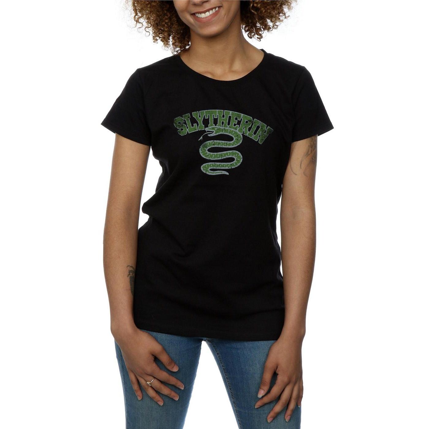 Harry Potter Slytherin T-Shirt Stampata  