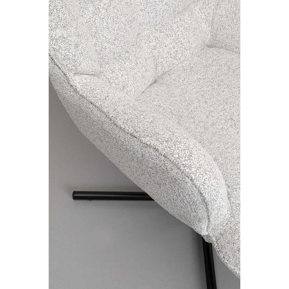 KARE Design Poltrona girevole Oscar beige  