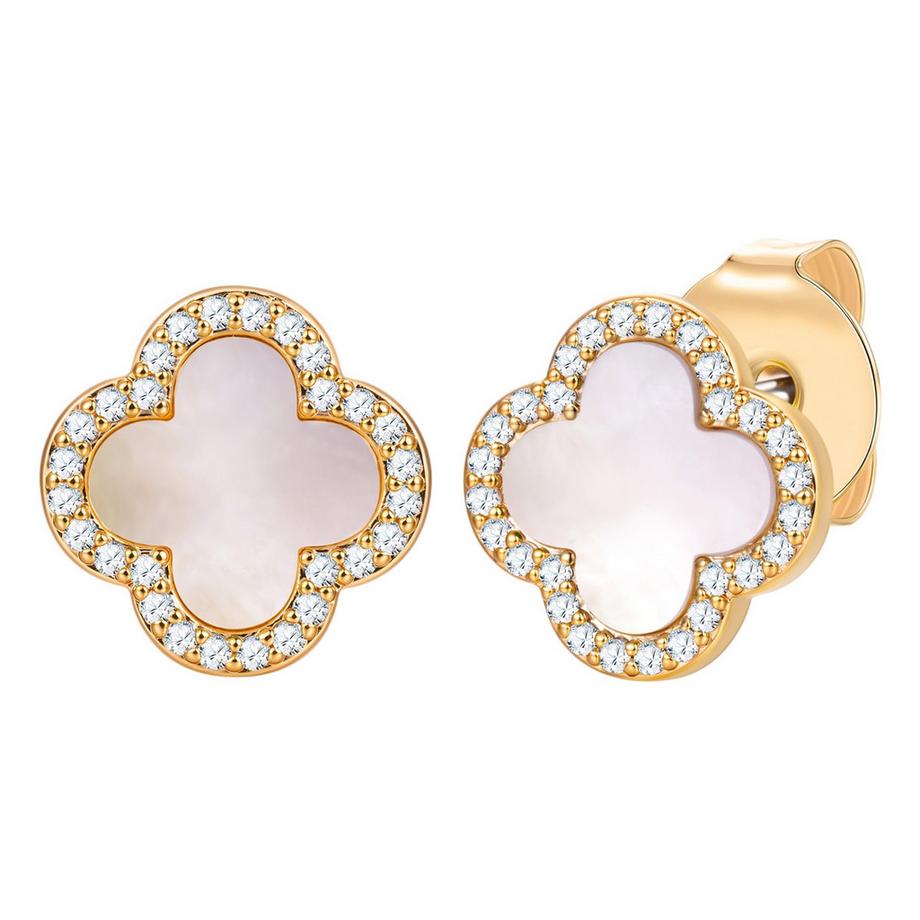 Boucles d'oreilles trèfle