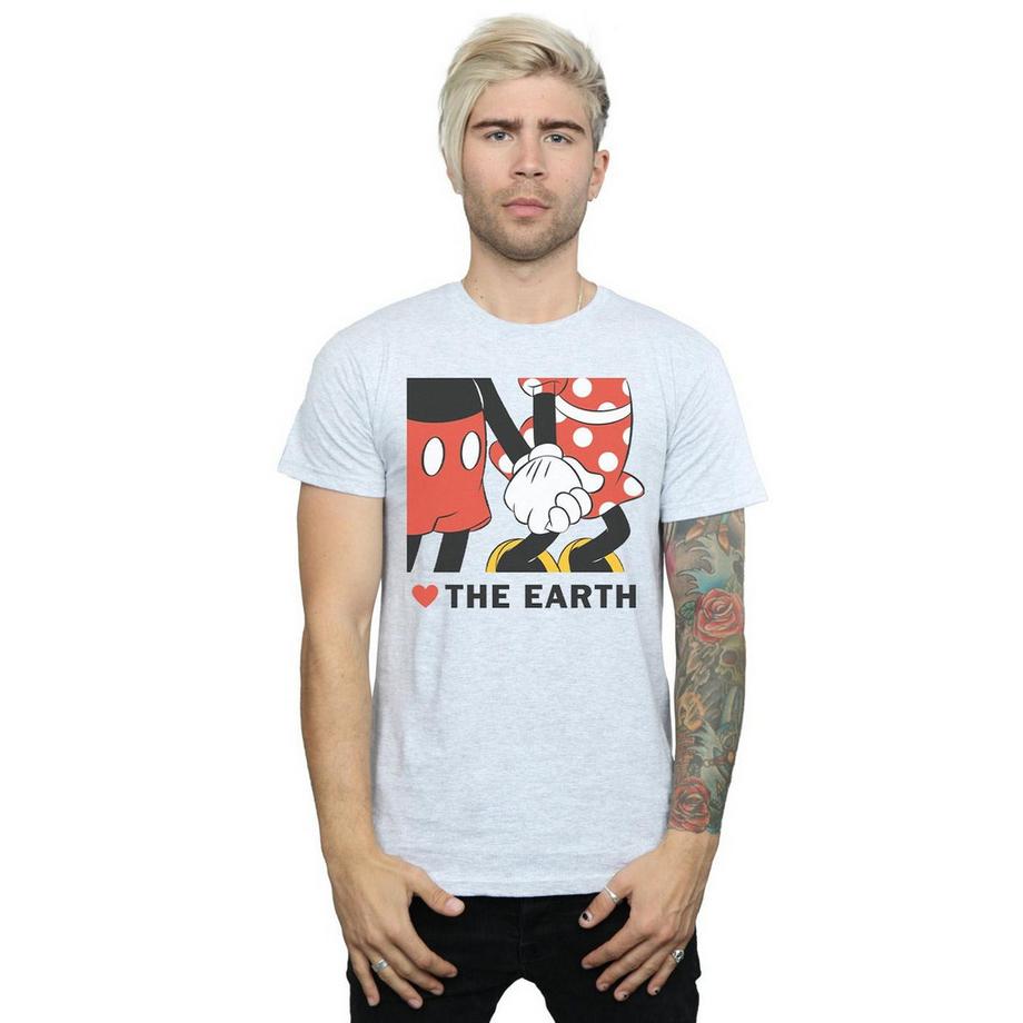 Disney Heart The Earth T-Shirt Stampata  