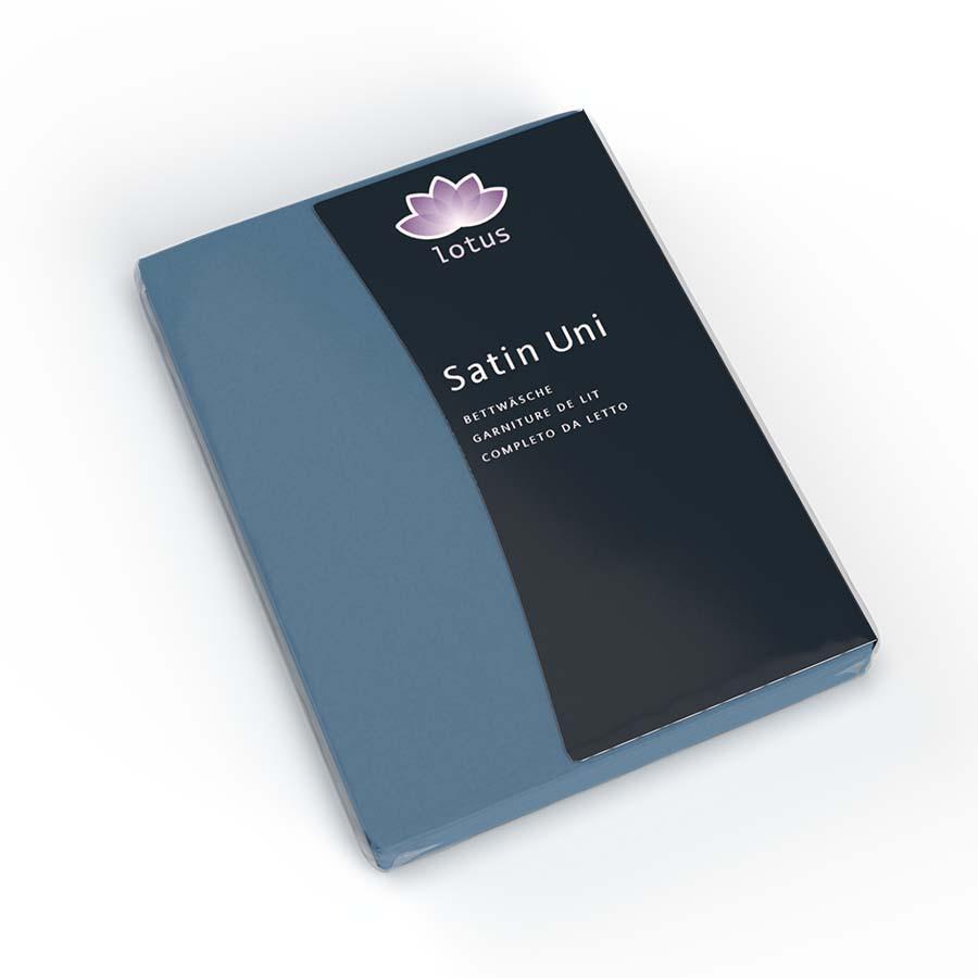 Lotus Bettwaren Satin Uni Bettwäsche  