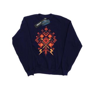 Harry Potter Motif Aztèque Coupe Ajustée Sweatshirt  