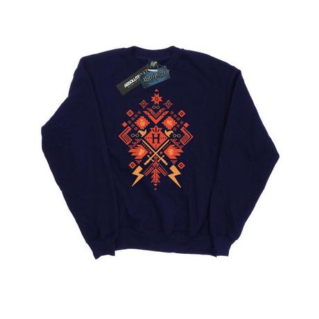 Harry Potter Motif Aztèque Coupe Ajustée Sweatshirt  