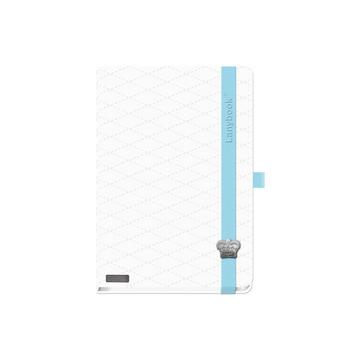 LANYBOOK Notizbuch A6 567601.705 weiss, liniert