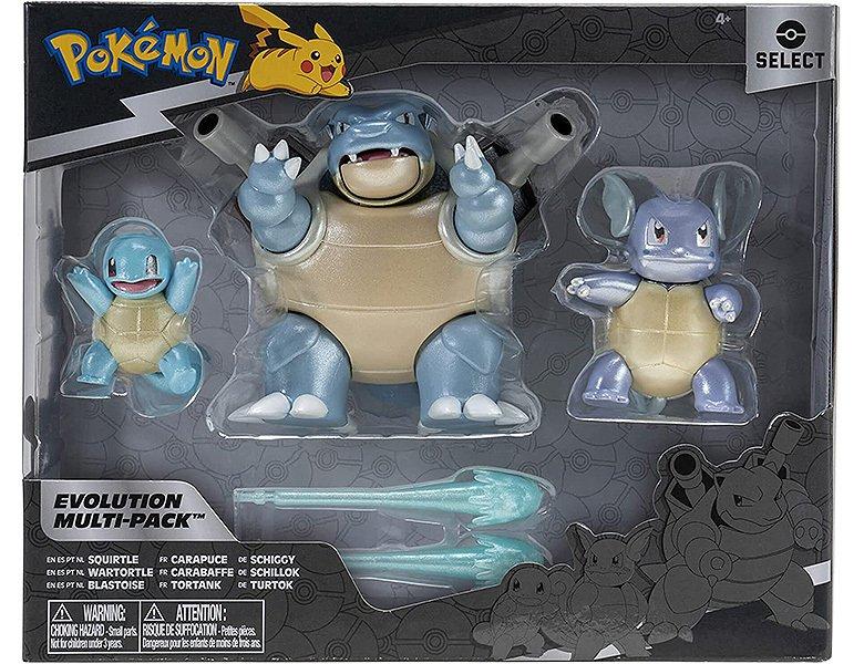 jazwares  Pokémon Evolution Multipack Schiggy, Schillok, Turtok 