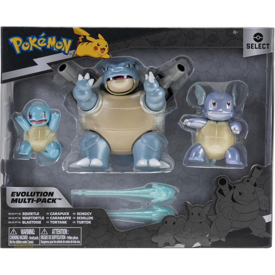 jazwares  Pokémon Evolution Multipack Schiggy, Schillok, Turtok 