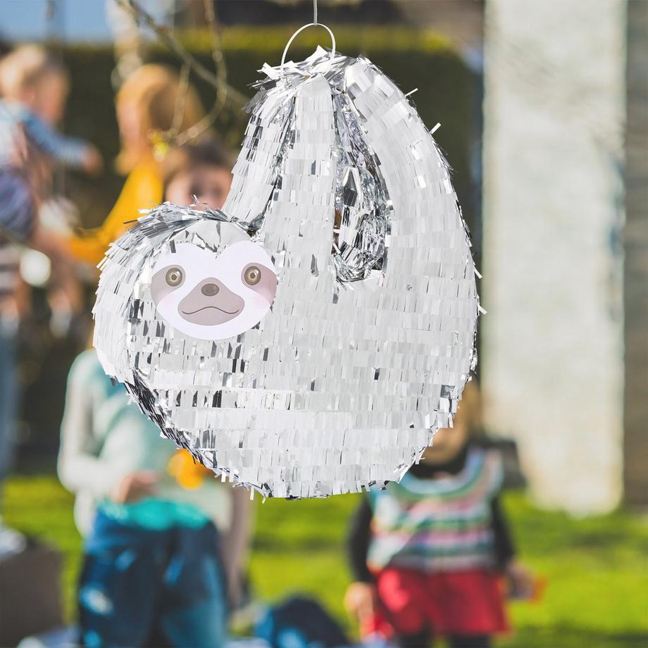 B2X  Pinata Faultier mit Keule und Maske 