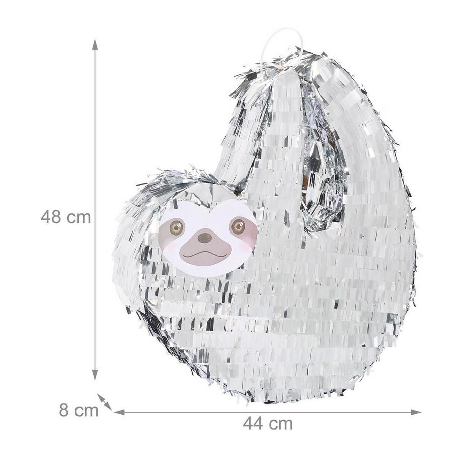 B2X  Pinata Faultier mit Keule und Maske 