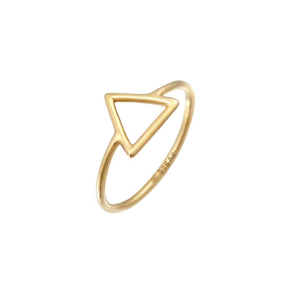 Elli  Bague Triangle Géo Tendance Filigrane 