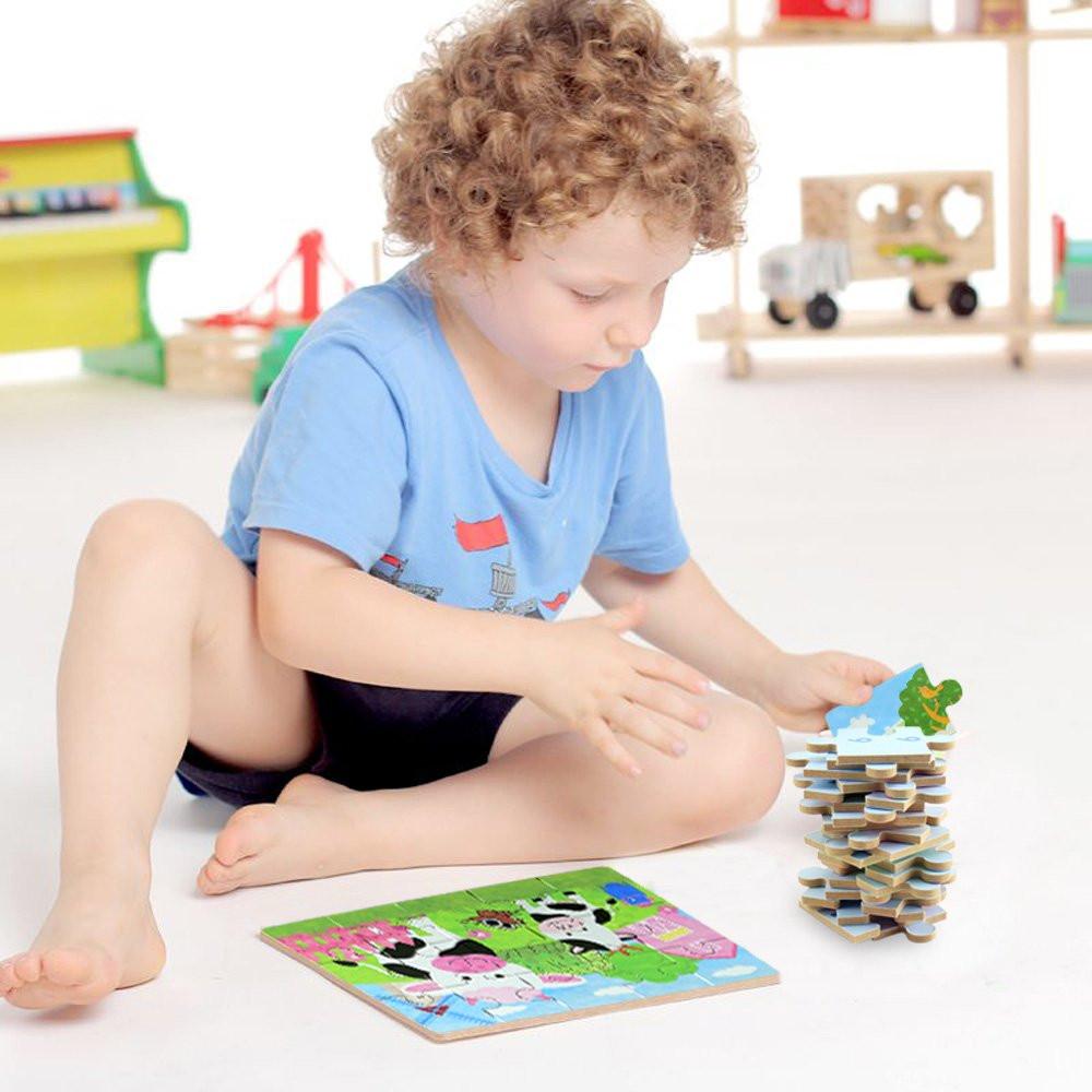 Activity-board  Kinderpuzzle 64 Teile Puzzle für Kinder Puzzle vier Schwierigkeitsgrade 