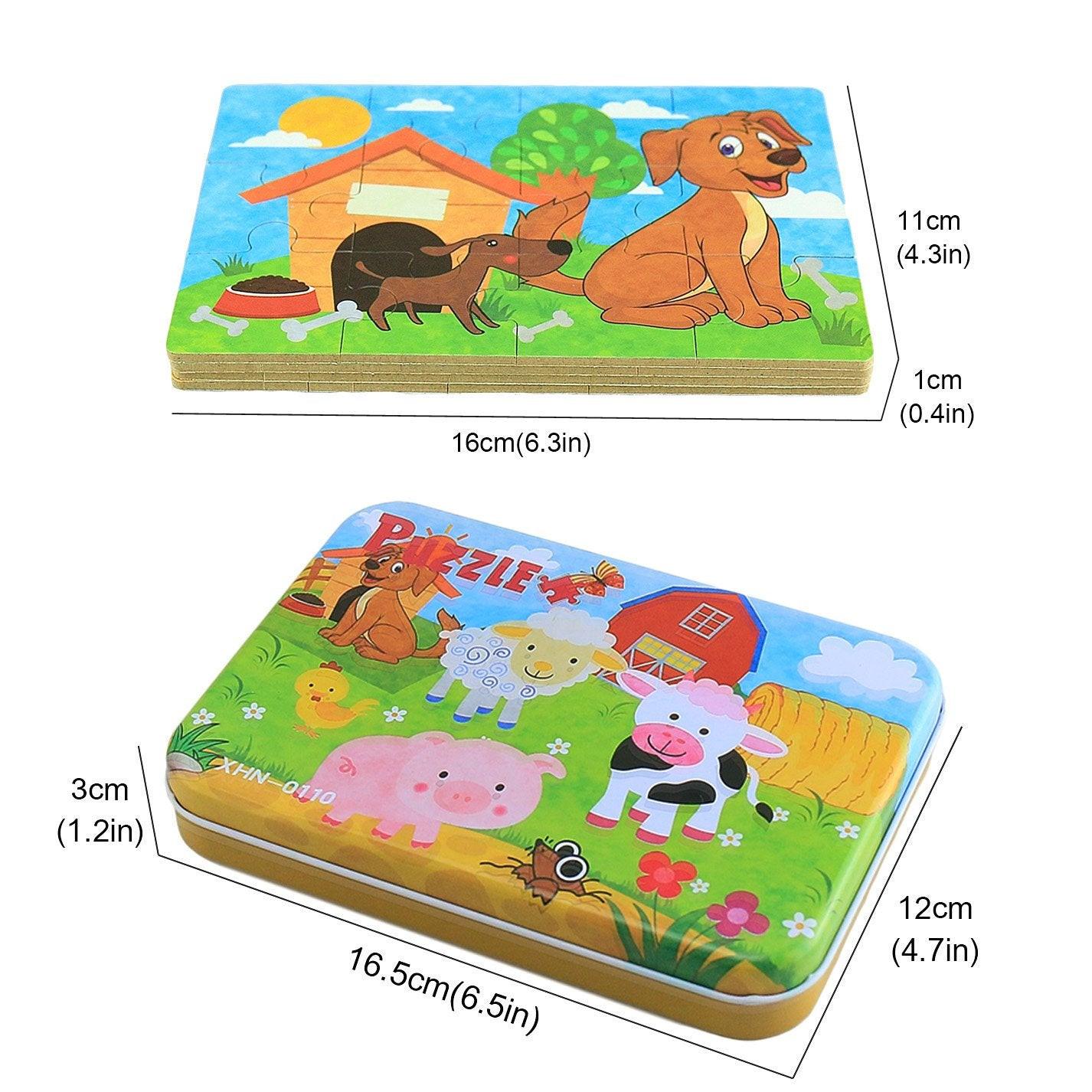 Activity-board  Kinderpuzzle 64 Teile Puzzle für Kinder Puzzle vier Schwierigkeitsgrade 