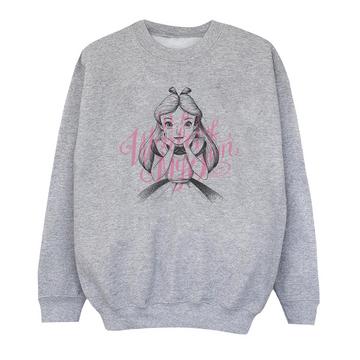 Alice In Wonderland In A World Of My Own Sweatshirt