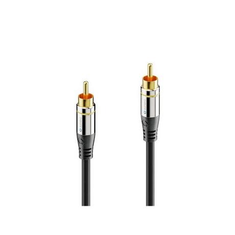 sonero  sonero S-AC800-100 cavo audio 10 m RCA Nero 