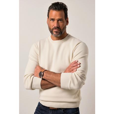 JP1880 Pullover Elastischer Strick Rundhalsausschnitt  