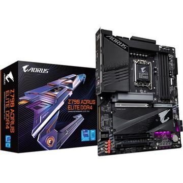 Z790 AORUS ELITE DDR4 Scheda madre - Supporta processori Intel Core 14th Gen CPUs, 16+1+2 Phases Digital VRM, up to 5333MHz DDR4 (OC), 4xPCIe 4.0 M.2, 2.5GbE LAN, USB 3.2 Gen 2x2