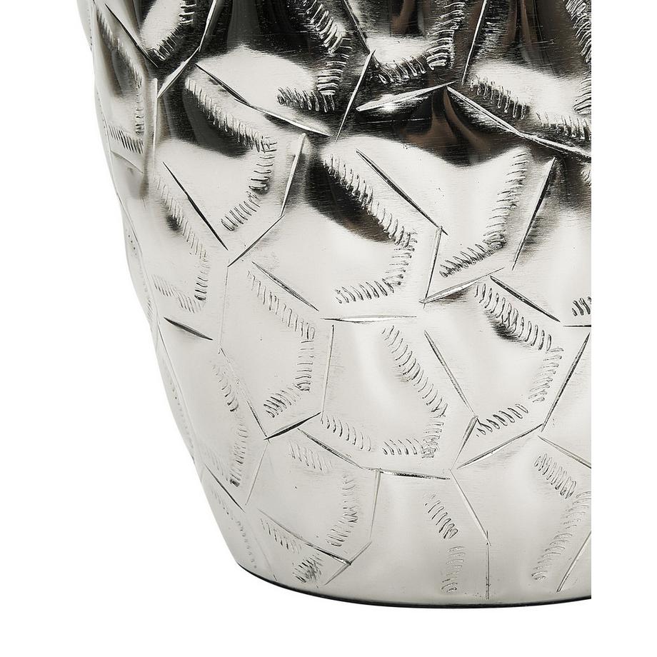 Beliani Blumenvase aus Aluminium Glamourös INSHAS  