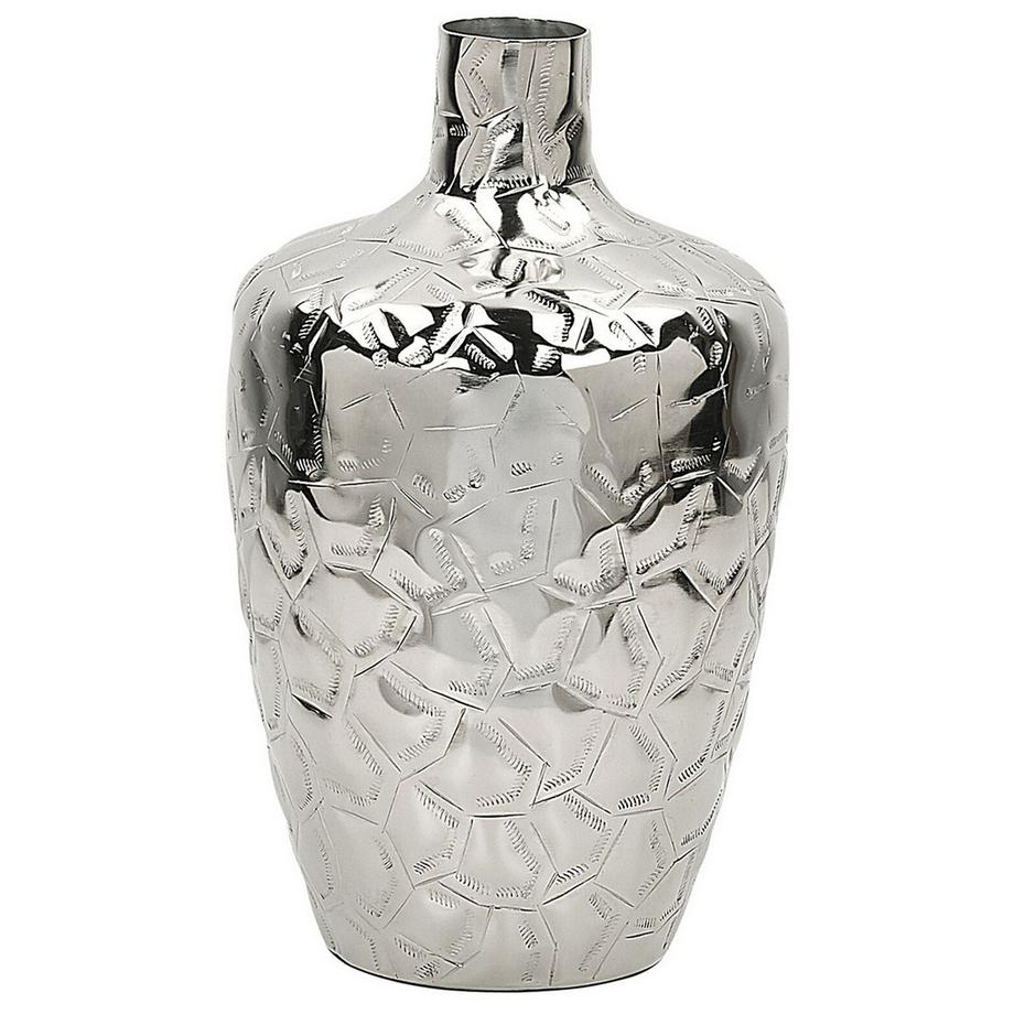Beliani Blumenvase aus Aluminium Glamourös INSHAS  