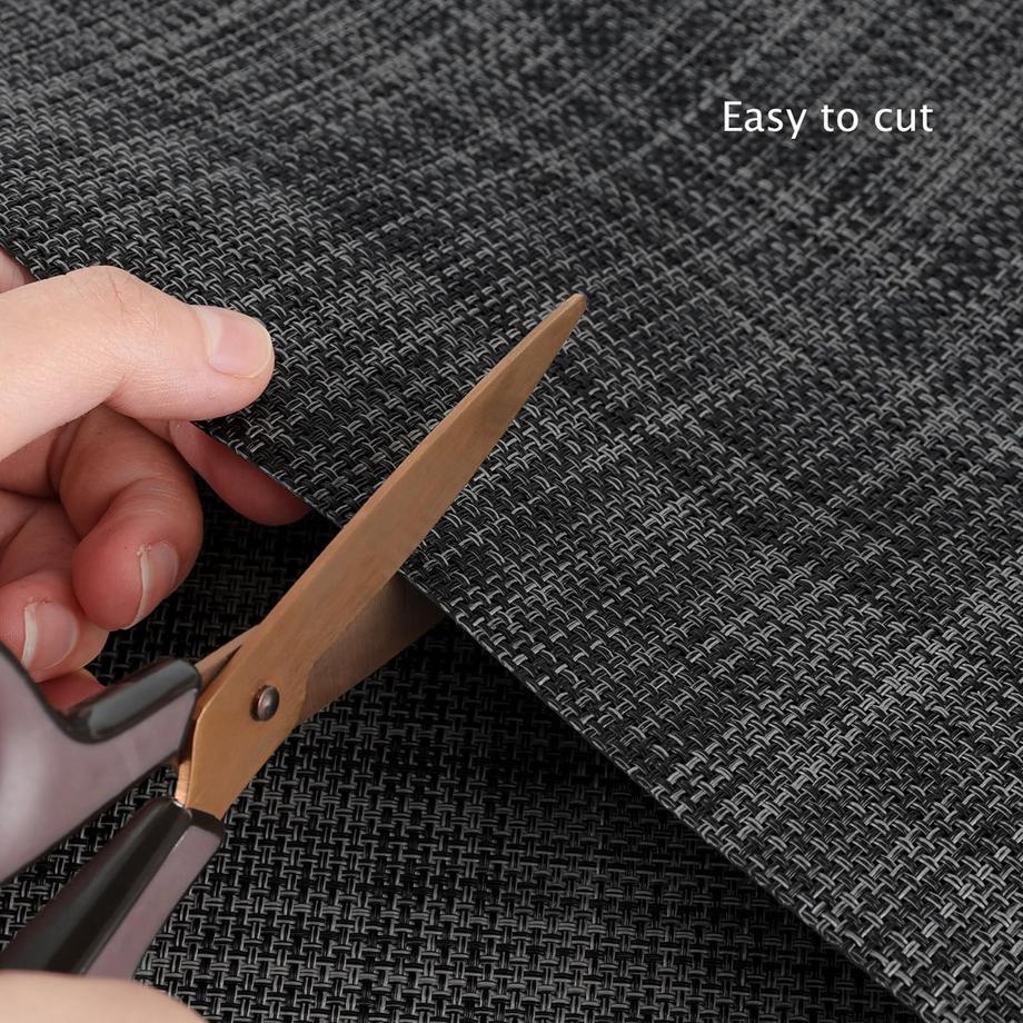 Alopini Set de 6 sets de table lavables, sets de table tissés antidérapants résistants à la chaleur  