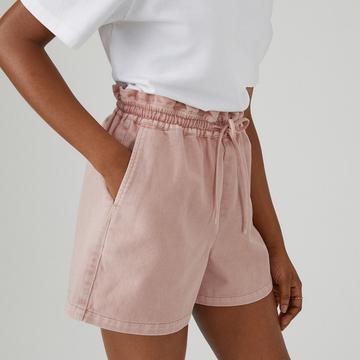 Shorts mit gerafftem Taillenbund