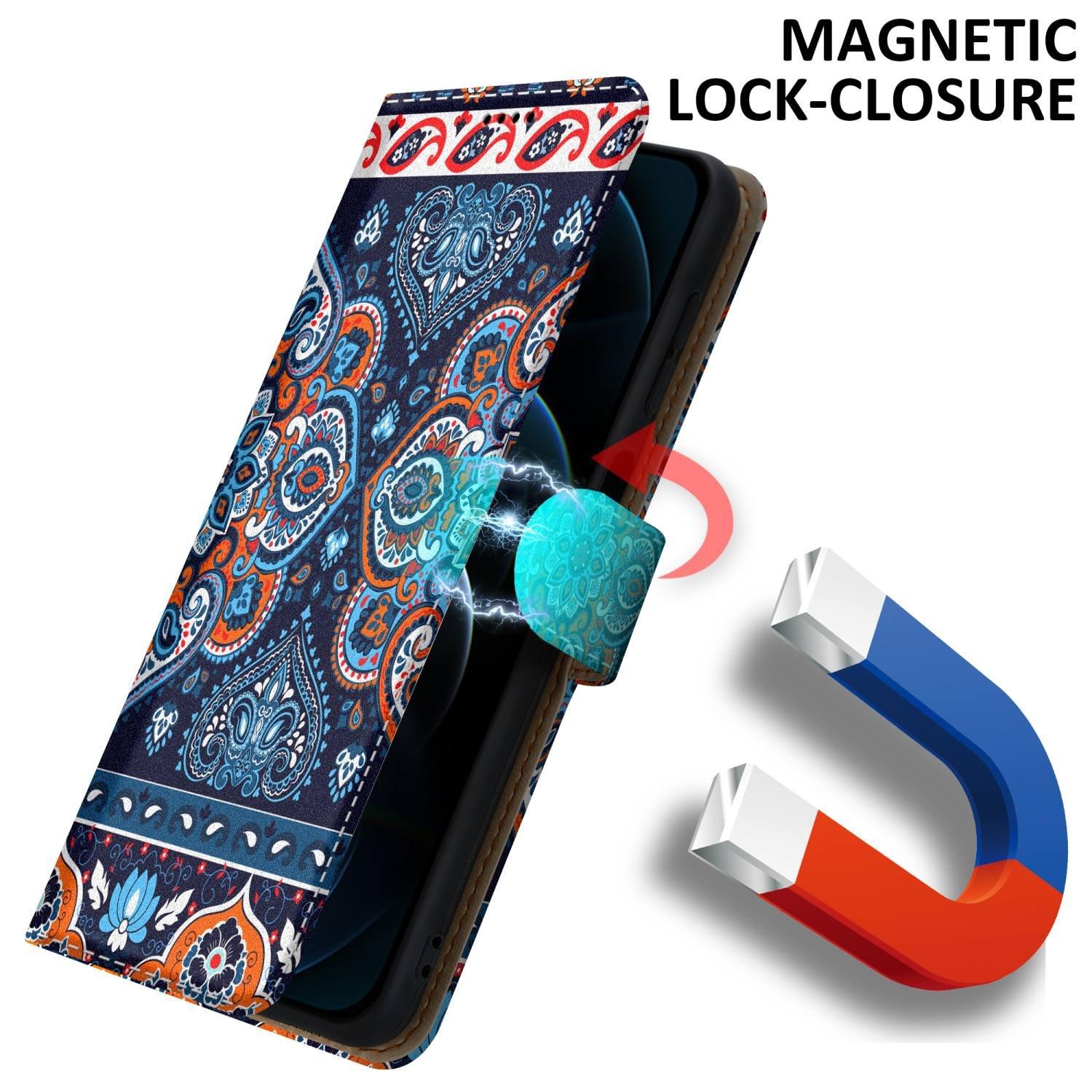 Cadorabo  Housse compatible avec Apple iPhone 13 PRO - Coque de protection avec fermeture magnétique, fonction de support et compartiment pour carte 