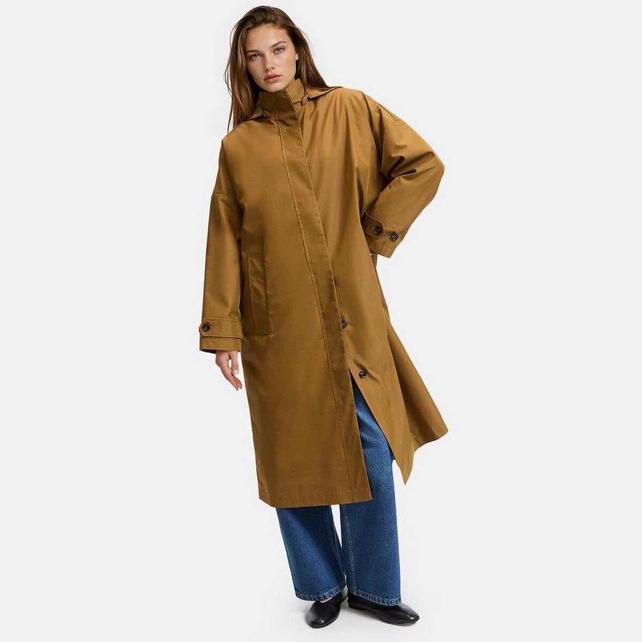 La Redoute Collections Trench oversize à capuche amovible  