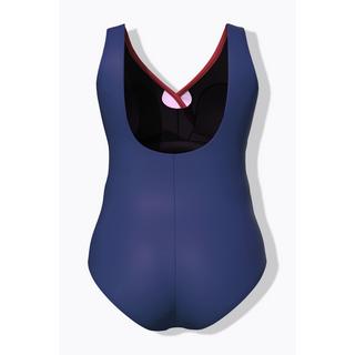 Ulla Popken Farbverlauf Drapierter Badeanzug Softschalen Recycelt  