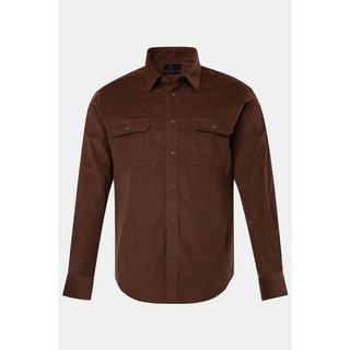 JP1880  Cordhemd, Langarm, Kentkragen, Modern Fit, bis 7 XL 