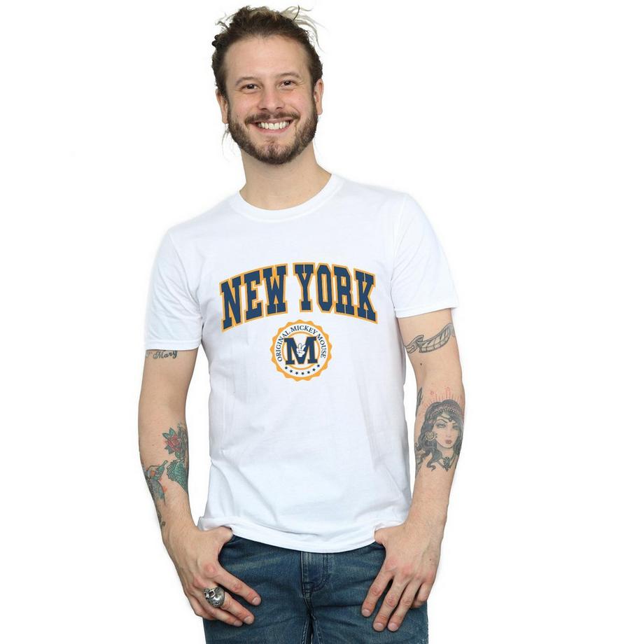 Disney New York Mickey Mouse T-Shirt Stampata  