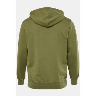 JP1880 Hoodiejacke Vintage Look mit Kapuze und Badges  