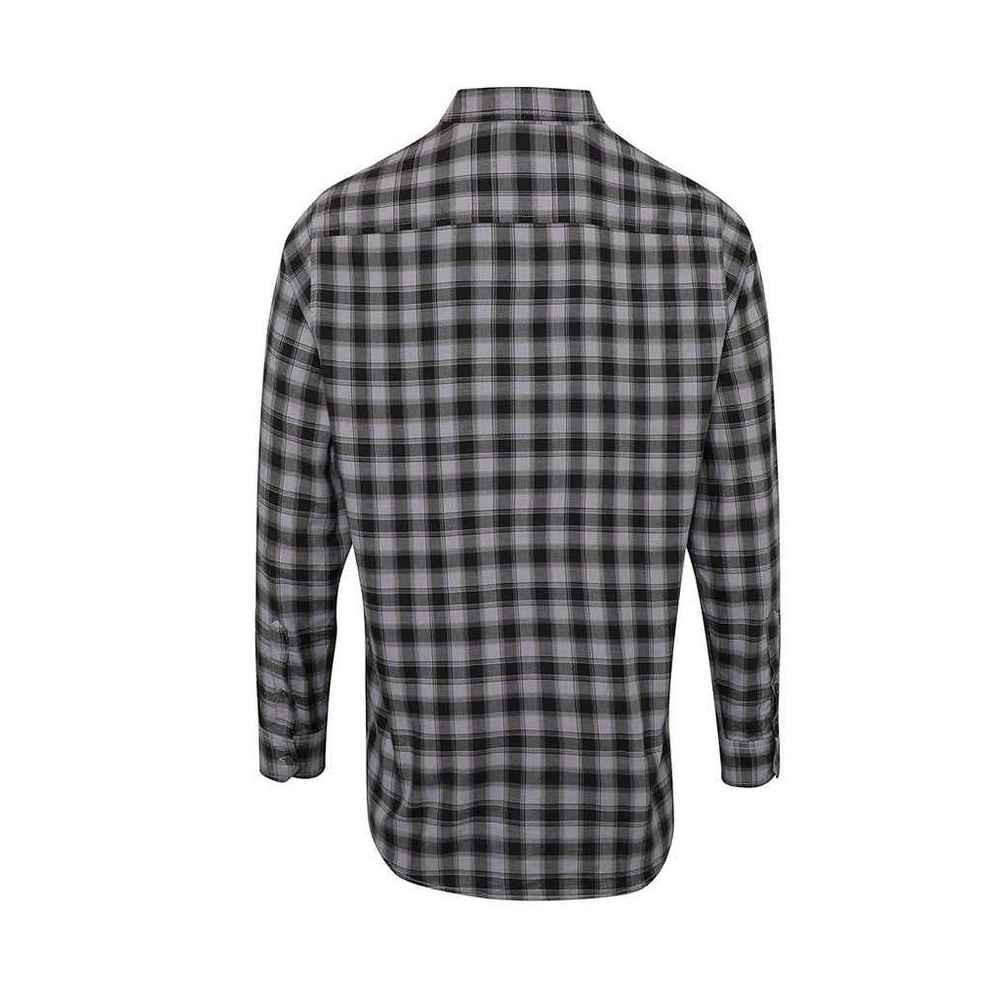 PREMIER Mulligan Camicia a Quadri Maniche Lunghe  