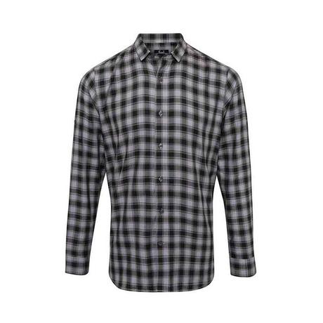 PREMIER Mulligan Camicia a Quadri Maniche Lunghe  