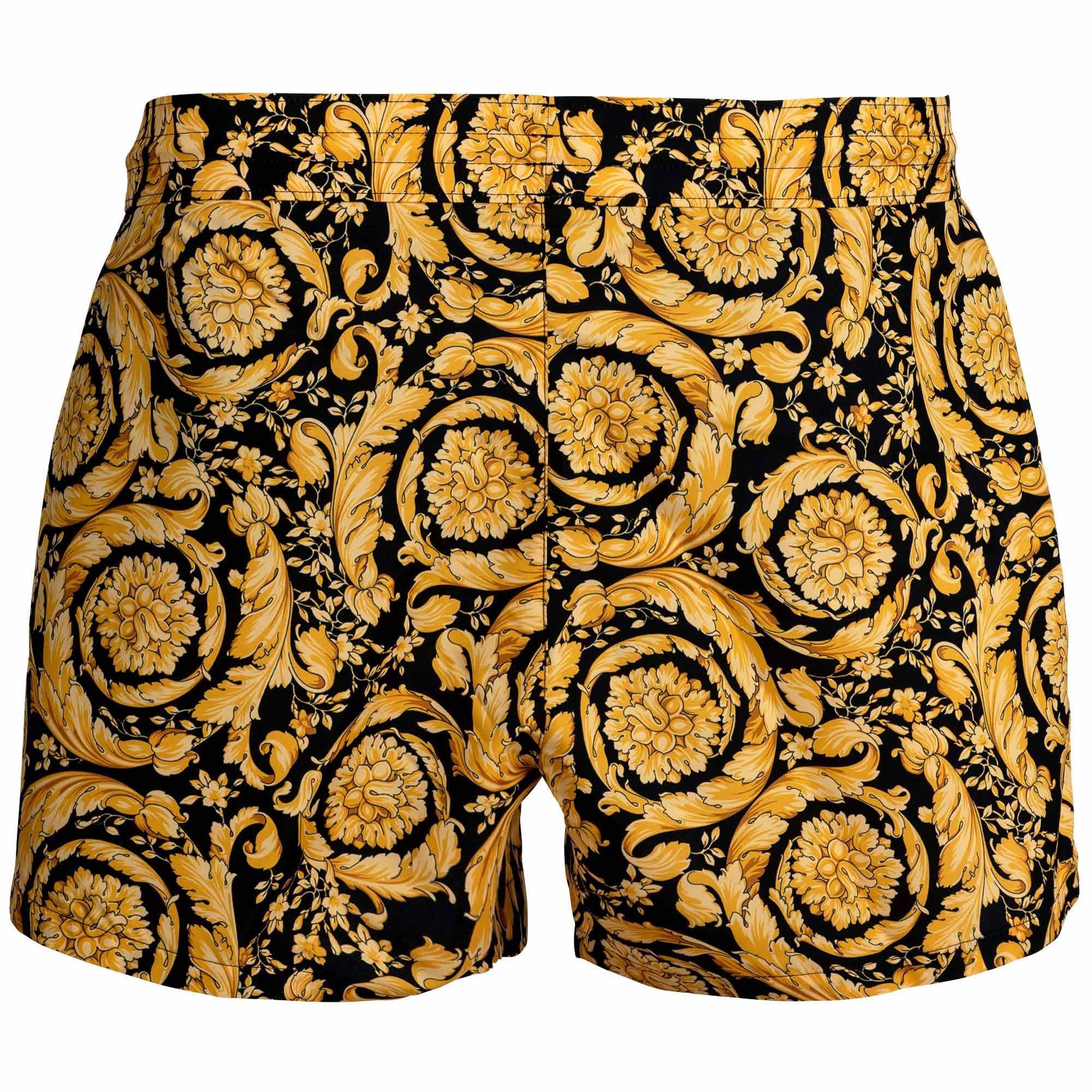 VERSACE Barocco Bequem sitzende Badeshorts  
