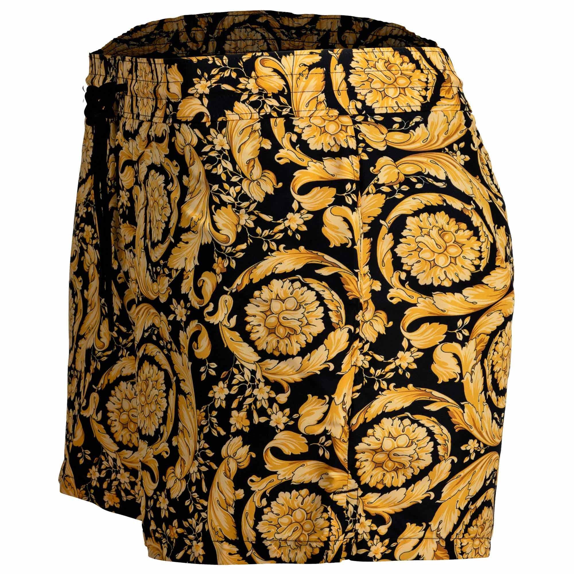 VERSACE Barocco Bequem sitzende Badeshorts  