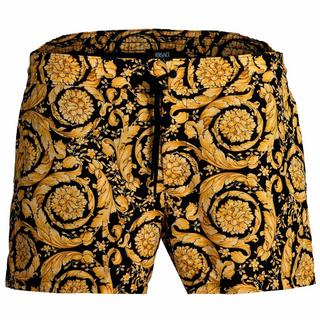 VERSACE Barocco Bequem sitzende Badeshorts  