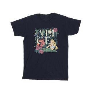 Disney  Alice In Wonderland Leafy Garden TShirt 