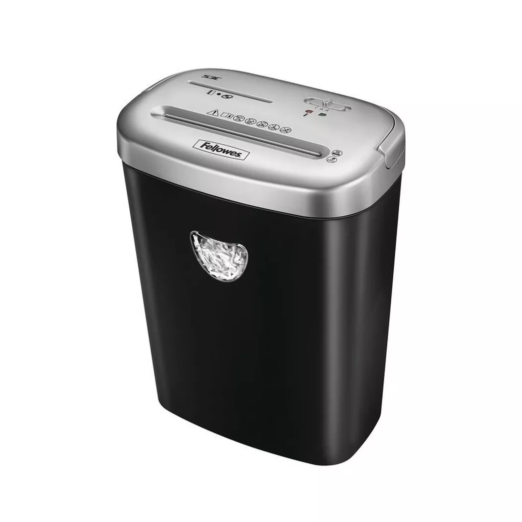 Fellowes – Aktenvernichter Powershred 4653101 53C, P-4, 23lt, Schwarz