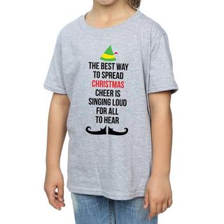 Elf  Tshirt CHRISTMAS CHEER TEXT 